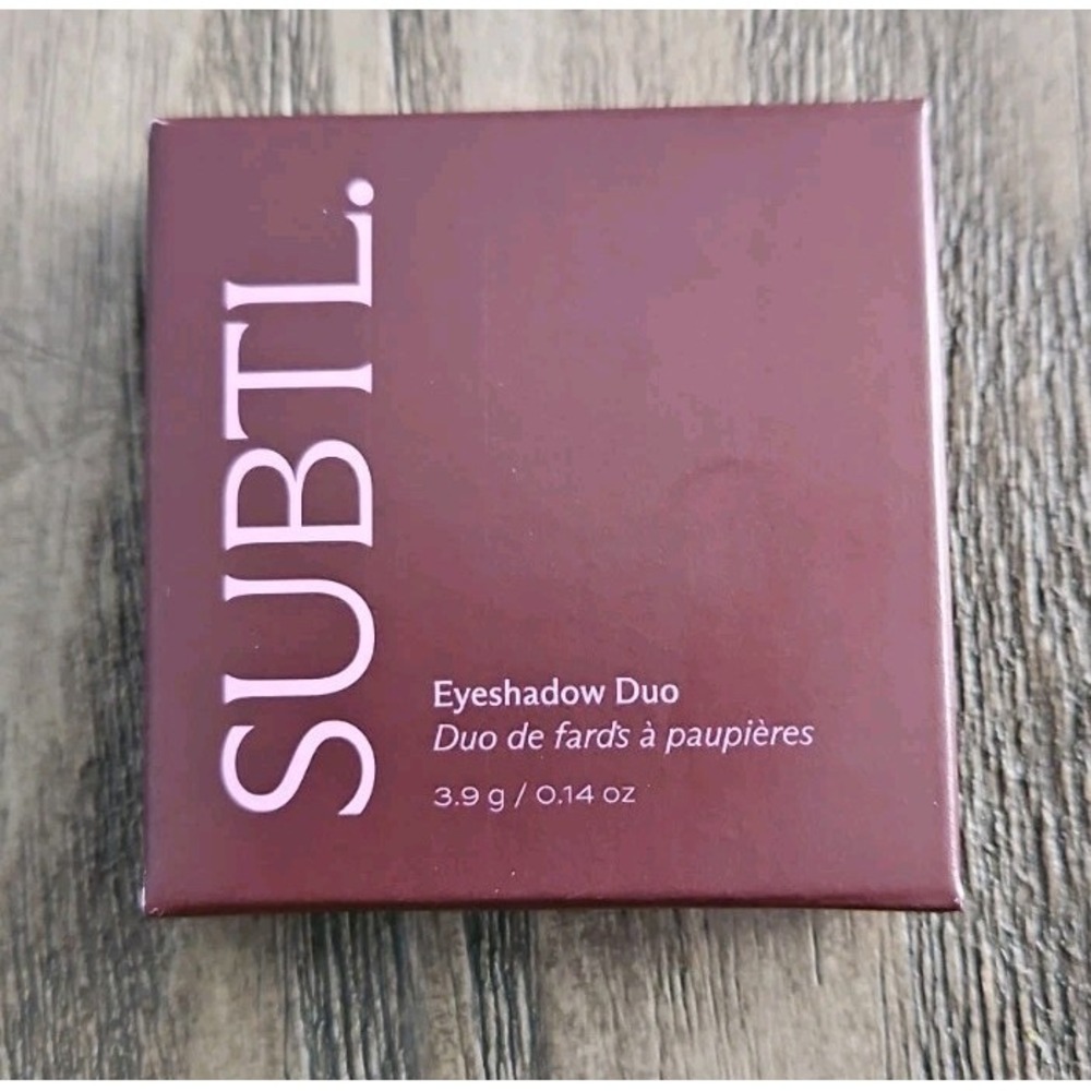 SUBTL Eyeshadow Duo - Jelly Pinky Brown Matte & Pinky White Shimmer